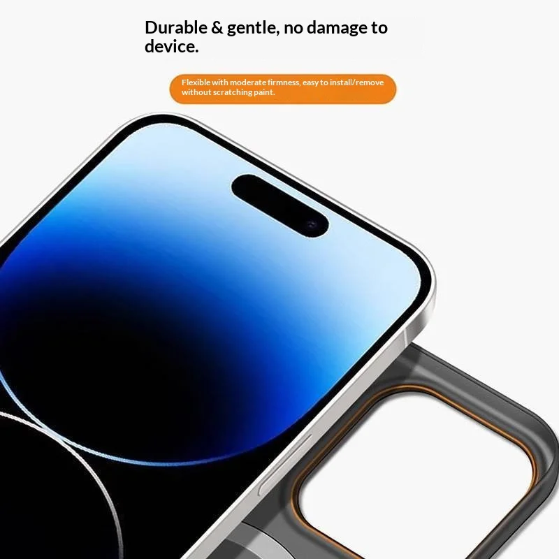 Slim Clear PC Wireless Charge Magnetic Case - Ultra Luxury Shockproof Bumper Cover