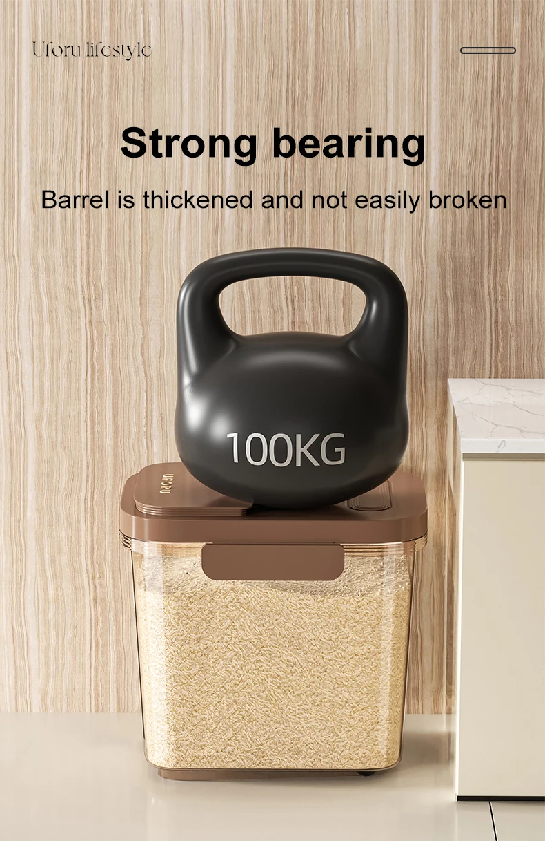 Fødevaregodkendt risbeholder med lufttæt forsegling_voghion.com