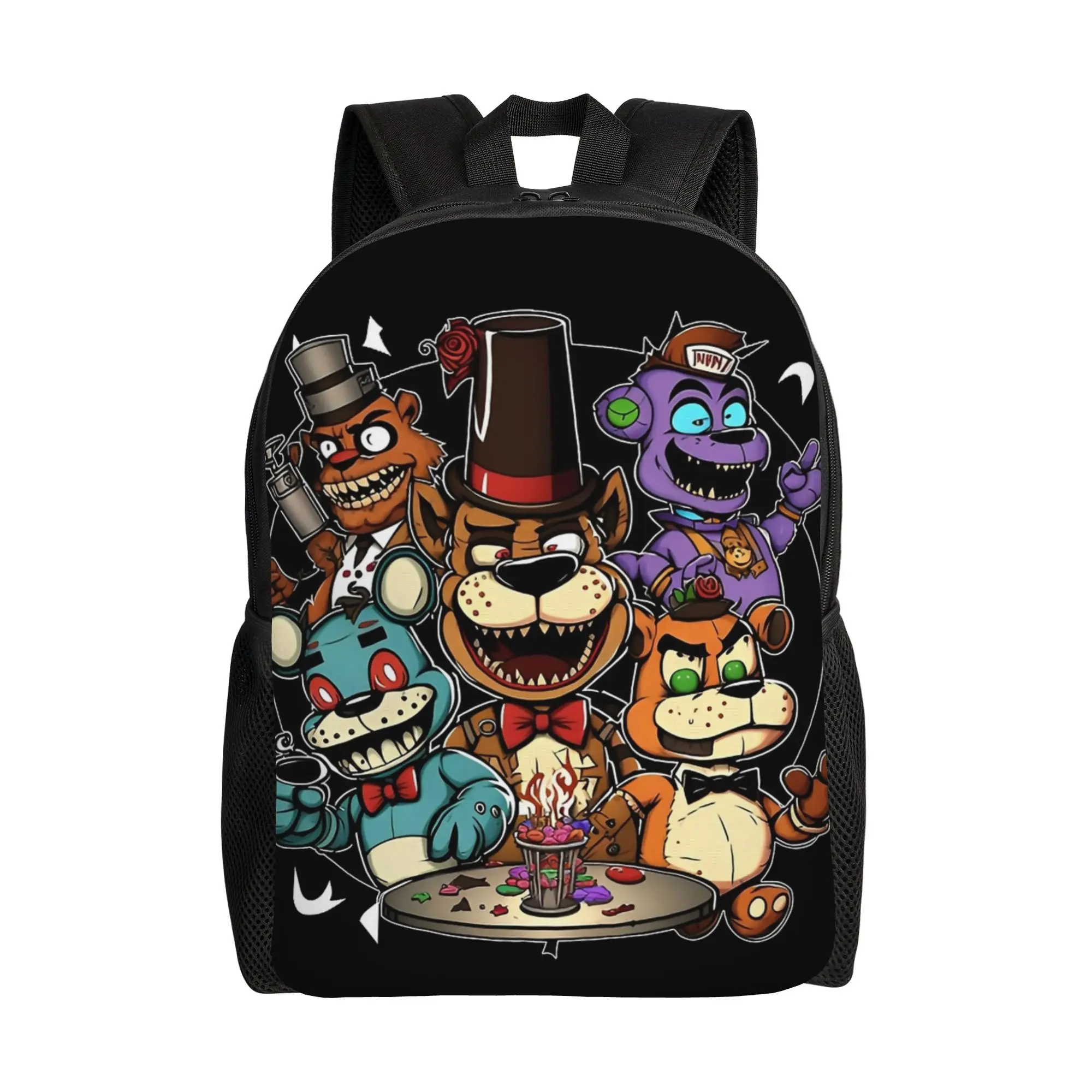 Foxy FNAF It's Me Cool Backpack - Stylish Canvas Daypack for School, Travel & Adventure