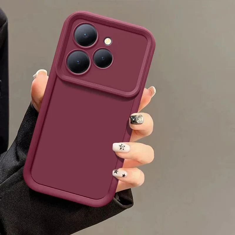 Luxury Candy Matte Soft Back Cover - Anti-Fall Phone Case