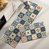Decoration Kitchen Floor Mat Printed  Anti-fouling Oil-proof Waterproof PVC Carpet Home Easy Clean Balcony Rug ковер Tapis 러그 2