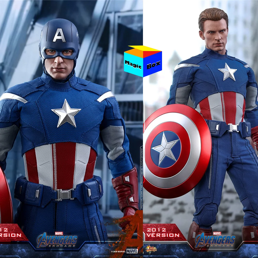 

Hot Toys MMS563 1/6 Male Soldier Marvel Character 2012 Version Captain America Avengers Endgame Full Set 12" Action Figures Body