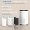 Sejoy Air Purifiers For Home Bedroom Quiet Air Cleaner With 22dB Sleep Mode H13 Hepa Filter For Smoke 360° Air Intake Touch Cont 3