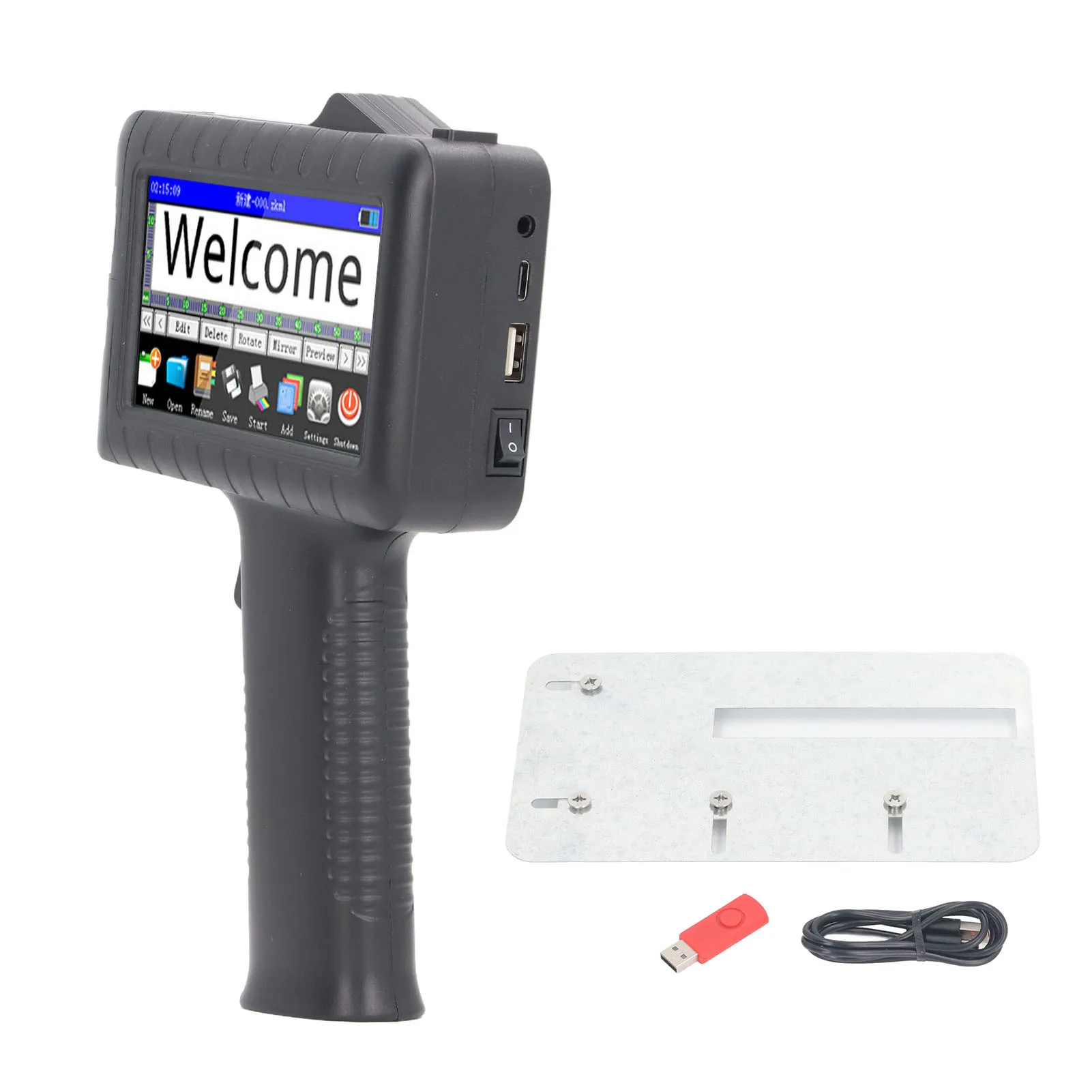 KD481 N Handheld Inkjet Printer HD LED  Support Multi Language Portable Mini Logo Printer Handheld Inkjet Printer