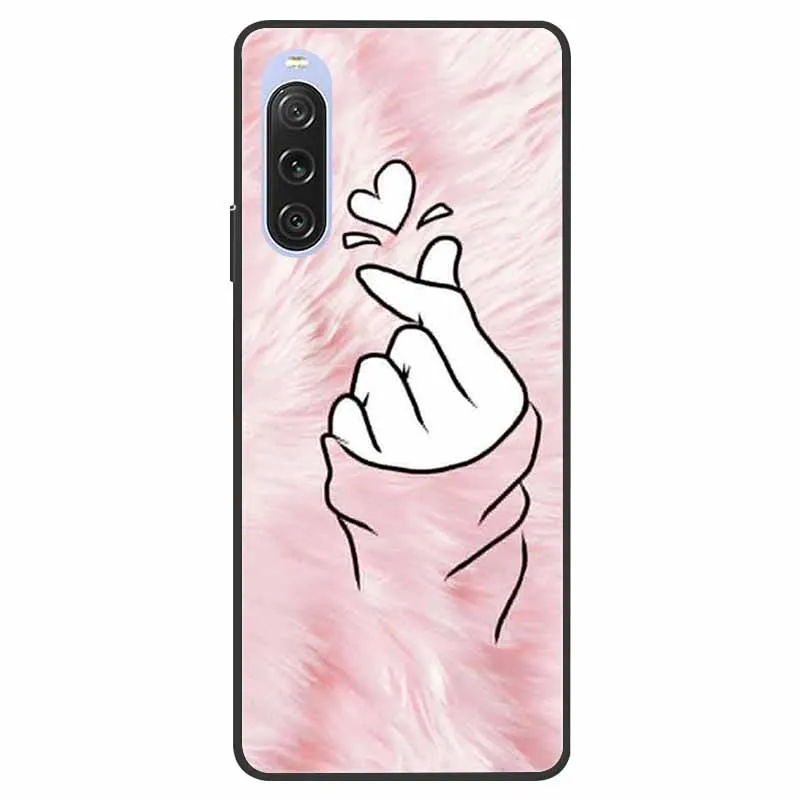 Shockproof Soft Silicone Back Cover - Cute Cat Design