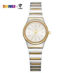 Luxury Women's Gold Quartz Watch - Stainless Steel, Waterproof Bracelet (Color 3)