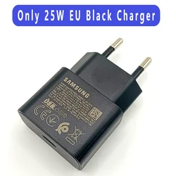 SAMSUNG 25W EU Type - C PD Super Fast Charging Adapter - Only Black EU Plug