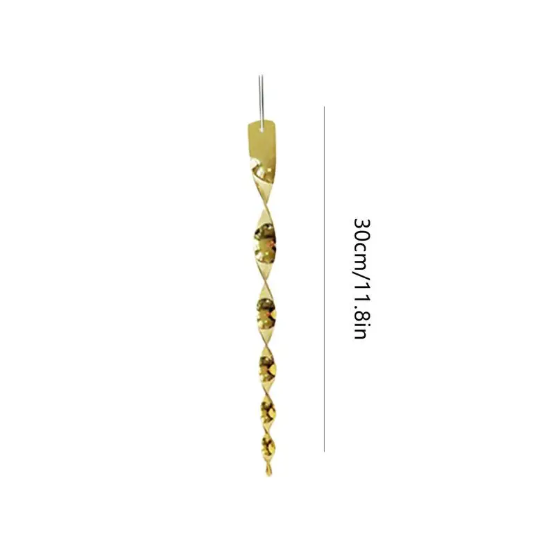 10pcs Bird Repeller Rotating Rod Reflective Bird Rods 30cm Hanging Rod Anti-bird Protection Garden Decor Chimes
