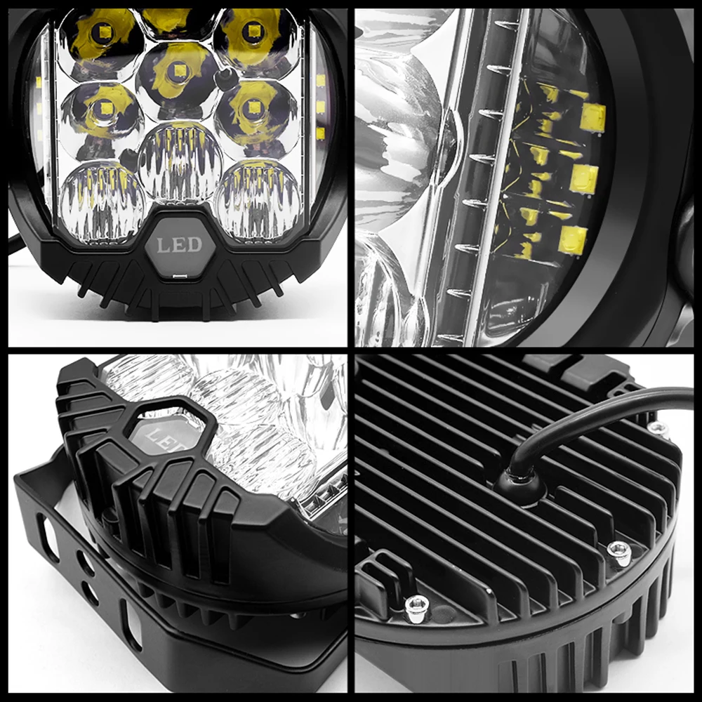 Side Shooter LED-Pods 2 Stück 58W 4000LM Offroad Spot-Flood-Kombi-Fahrlicht Nebelscheinwerfer | LED-Arbeitsscheinwerfer für Offroad-LKW, Auto, ATV – Detail 8