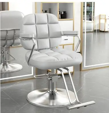 New hairdresser's chair hair salon special hairdresser's haircutting chair net Hongchao shop stool high-grade scalding and dyein
