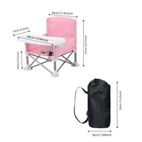 Baby Booster Seat Dining Chair Portable Travel Folding Kids With Feeding Chair Outdoor Beach Seat Baby Furniture Supplies New