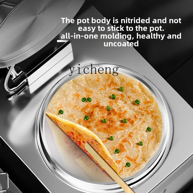 XL electric cake pan commercial sauce-flavored lasagna stall pancake frying pan double-sided heating scone machine 4