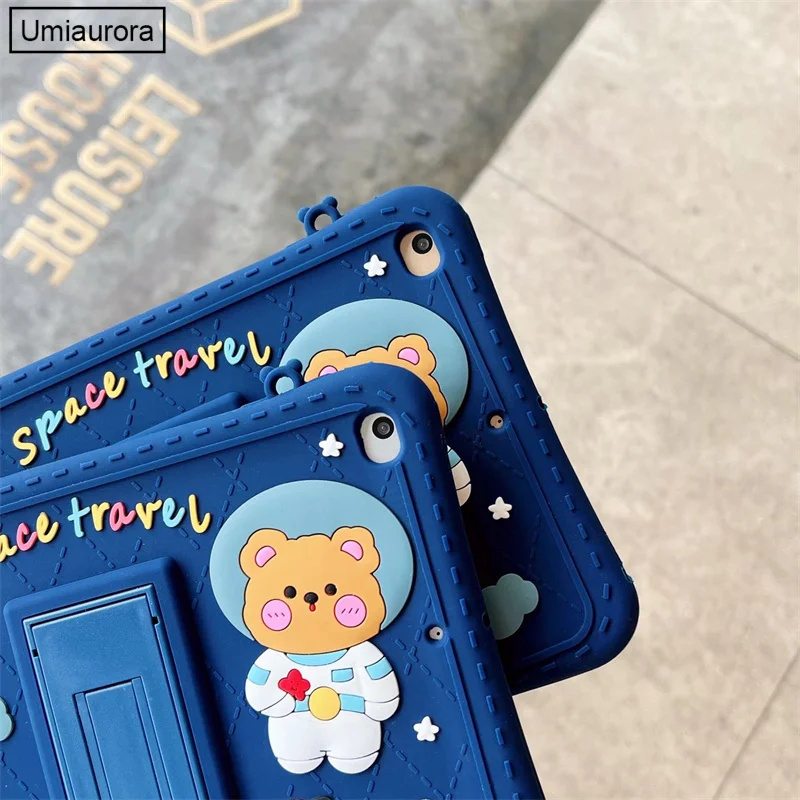 unicórnio dos desenhos animados crianças caso bolha para samsung galaxy tab lite silicone tablet capa