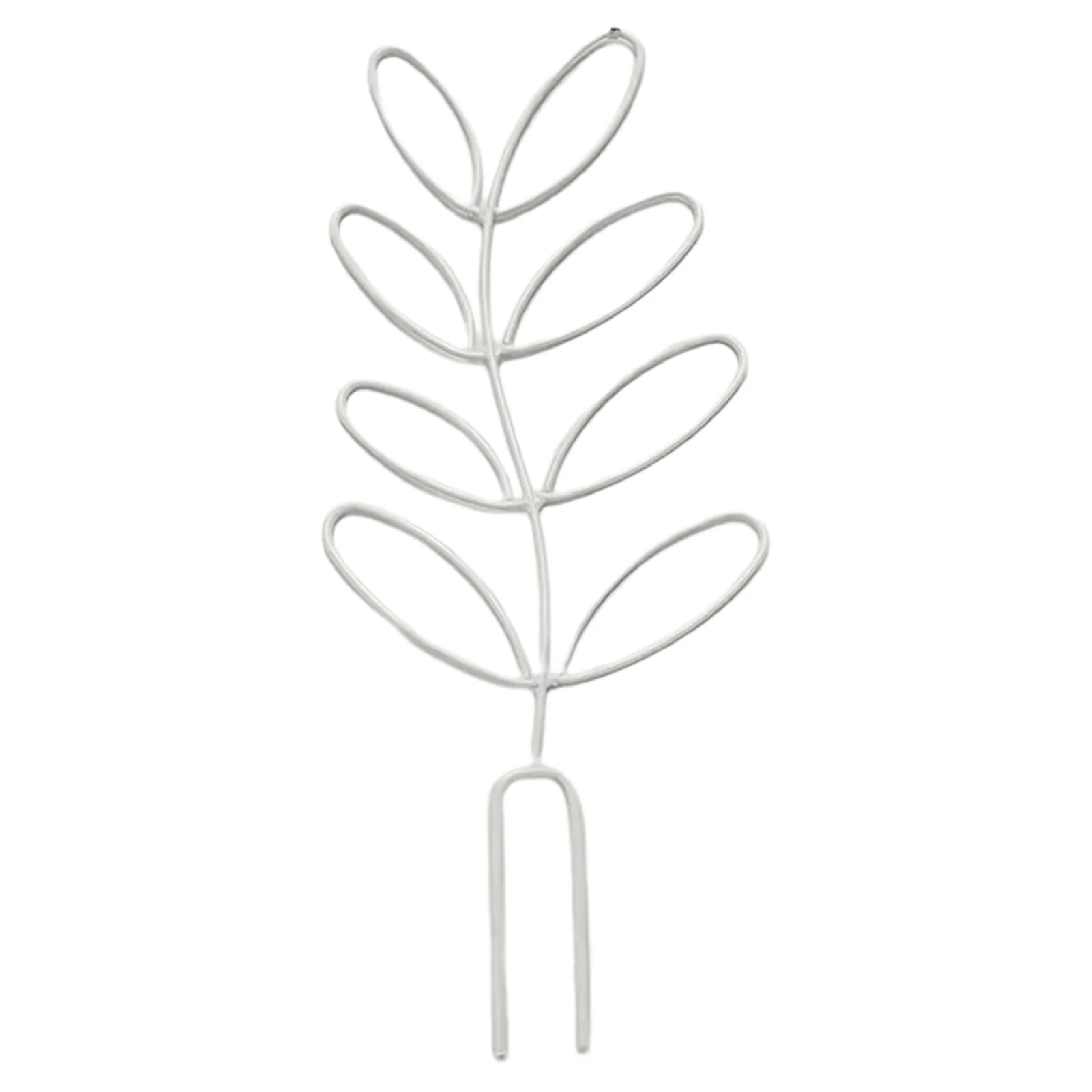 Creative Potted Ornament Home Decoration Plant Trellis Garden Leaf Shape Bracket Vine Climbing Support Garden Supplies 1PC plastic plant supports,plant climbing support,plant stem support,plant support stick,plant support connector,plant support racks,climbing plant trellis