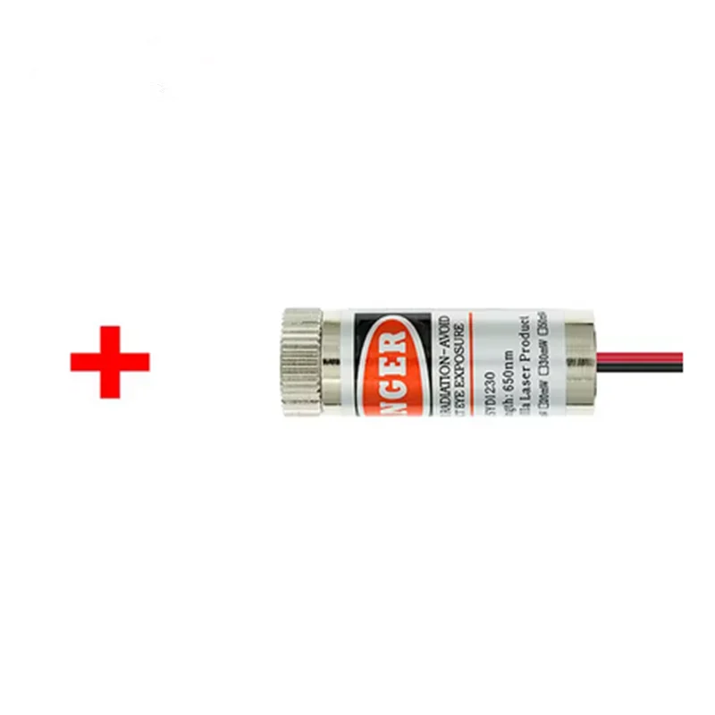 650nm 5mW Red Point / Line / Cross laser module head Glass Lens Focusable Industrial Class