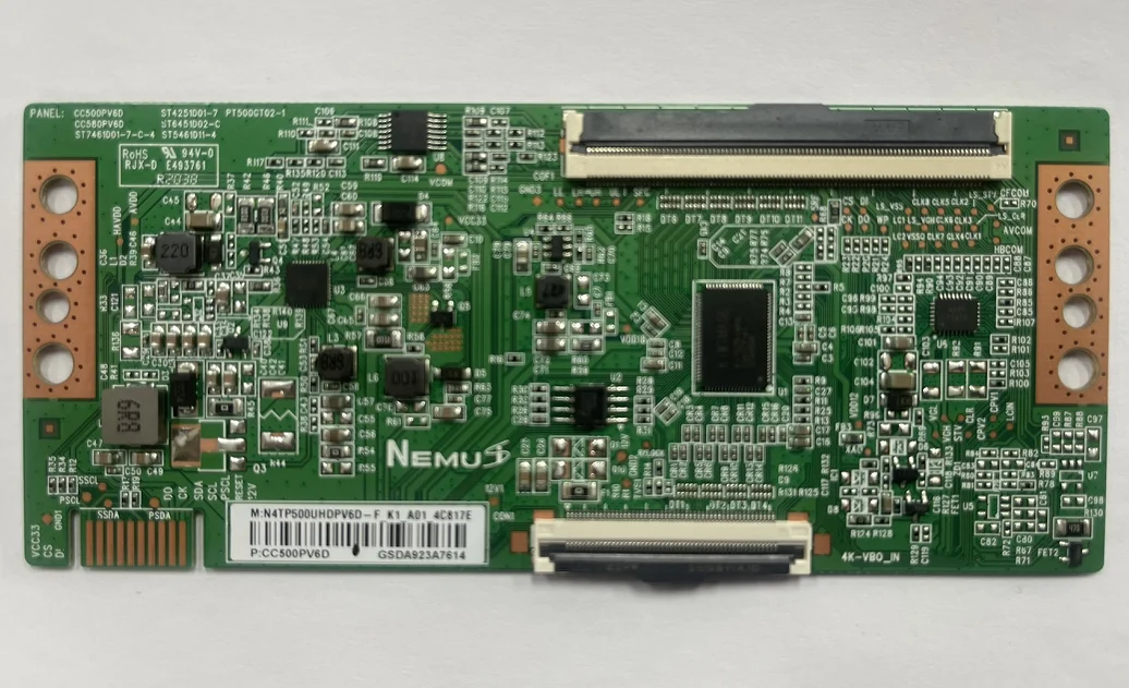 CC500PV6D CC580PV6D 케이블 변환 버클 장착, 단일 파티션 조절 가능, T-CON과 호환 가능