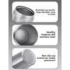 New Stainless Steel Cup Mixer Whey Protein Powder Sports Shaker Water Bottle Detachable Single Layer Outdoor Drink Kettle 6