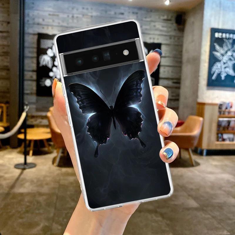 Butterfly Love Soft Clear TPU Transparent Phone Case