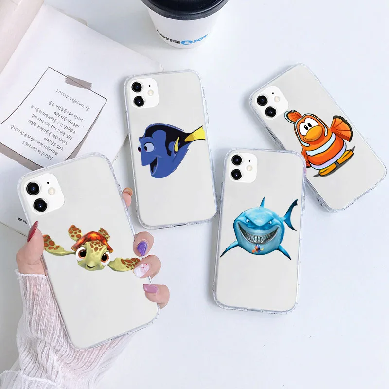 A-40 Trovare Nemo Custodia Morbida Trasparente Ritaglio Per Tecno Pop 5 Lte 4 Pova Neo 2 Spark Go 6 Air 7 7P 8 8P 8C Pro