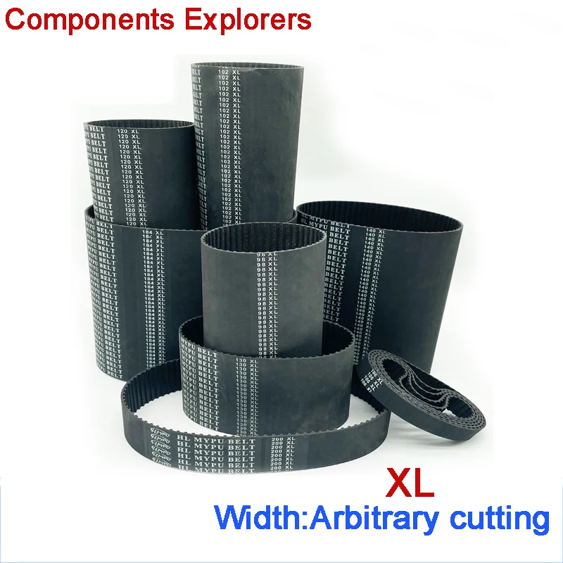 XL Timing Belt 172XL 174XL 176XL 178XL 180XL 182XL 184XL 186XL 188XL 200XL Width10/12/15/20mm Closed Loop Synchronous Belts