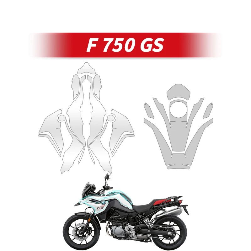 Used For BMW F750GS Motorcycle Full Body Transparent Protective Film Of Bike Accessories Scratch Proof TPU Protection Film Kits used for kawasaki z1000 2022 years bike accessories scratch proof tpu material stickers of motorcycle full paint protection film