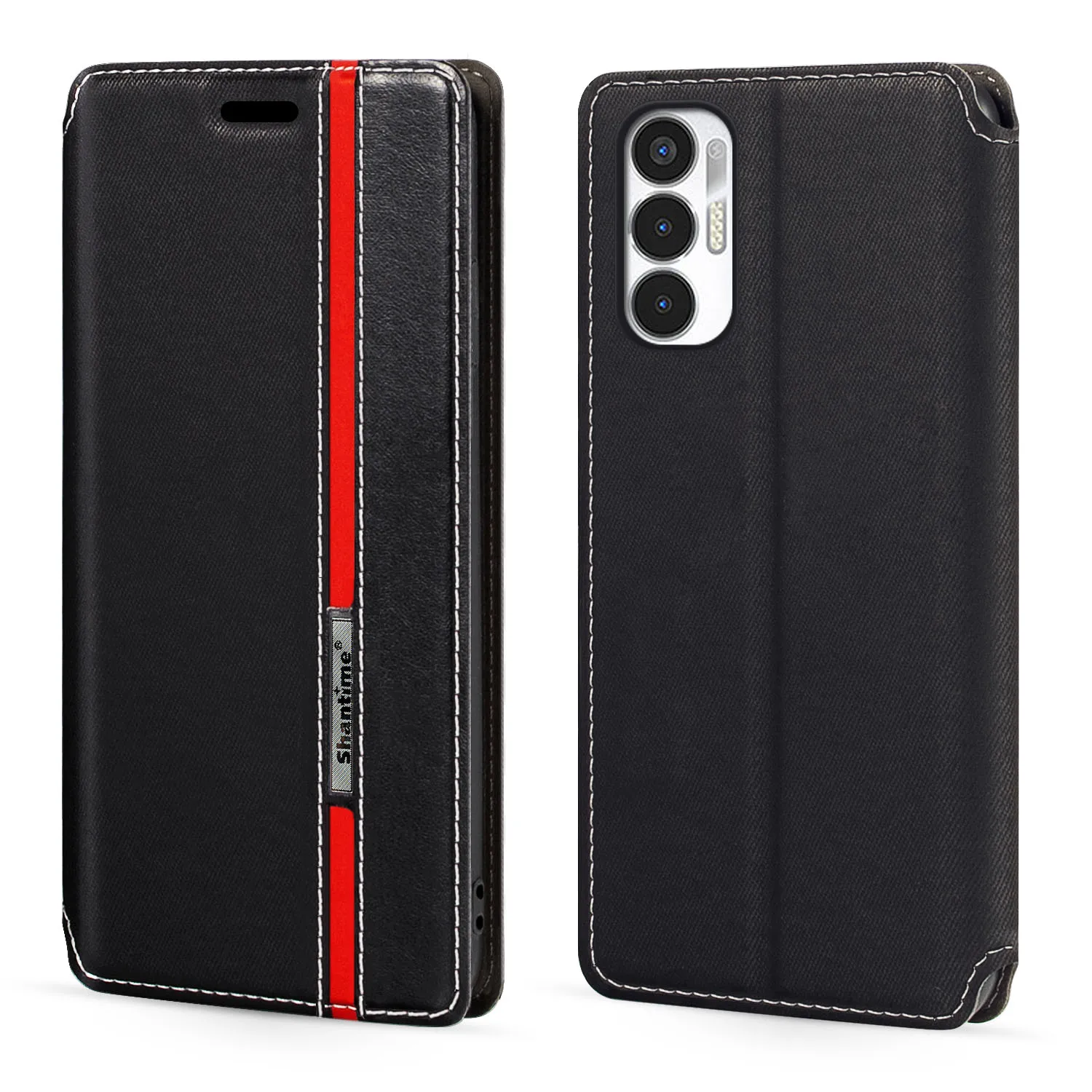 

Модный разноцветный кожаный чехол-книжка с магнитной застежкой и отделением для карт для Tecno Pova 3, 6,9 дюйма