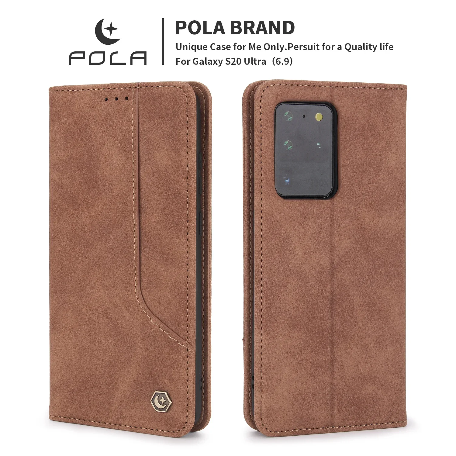 Premium Flip Leather Magnetic Phone Case with Wallet Card Holder