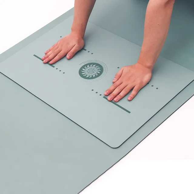 PU Natural Rubber Yoga Mat Flat Support Portable Mini Auxiliary Pad Anti-Slip Knee Cushion Meditation Head Upside Sport Exercise 2