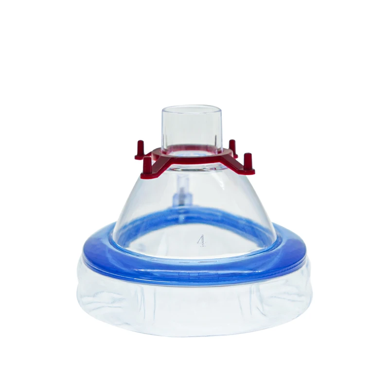 PVC Anesthesia Mask Ultra Soft Cushion Mask Anesthesia With One-way Valve For Adult Child Infant Neonate 1PC/5PCS/6PCS/7PCS