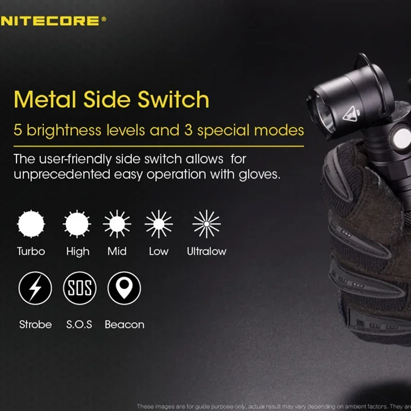 Lampe de poche MT21C - 1000 lumens Nitecore - Acheter en ligne