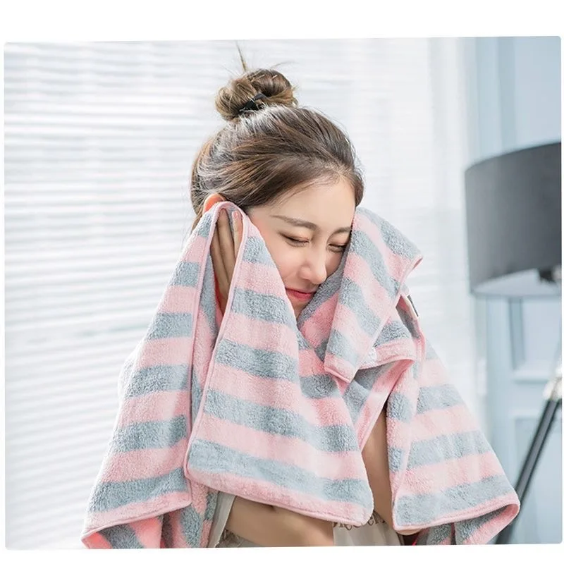 Stripe Super Soft Bath Towel 90 x 170 cm Bathroom Towel Gym Towel Sports Towel Beach Towel Super Absorbent 1pc 3
