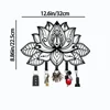 Artistic Metal Wall Mounted Clothes Hanger Modern Decor Coat Rack Hook Artistic Coat Rack Metal Wall Hanger Modern Hook Storage 2