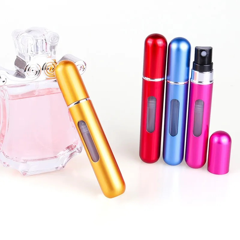 

8ml Refillable Spray Bottle Travel Essentials Portable Perfume Bottles Mini Atomizer Perfume Empty Bottle for Outing