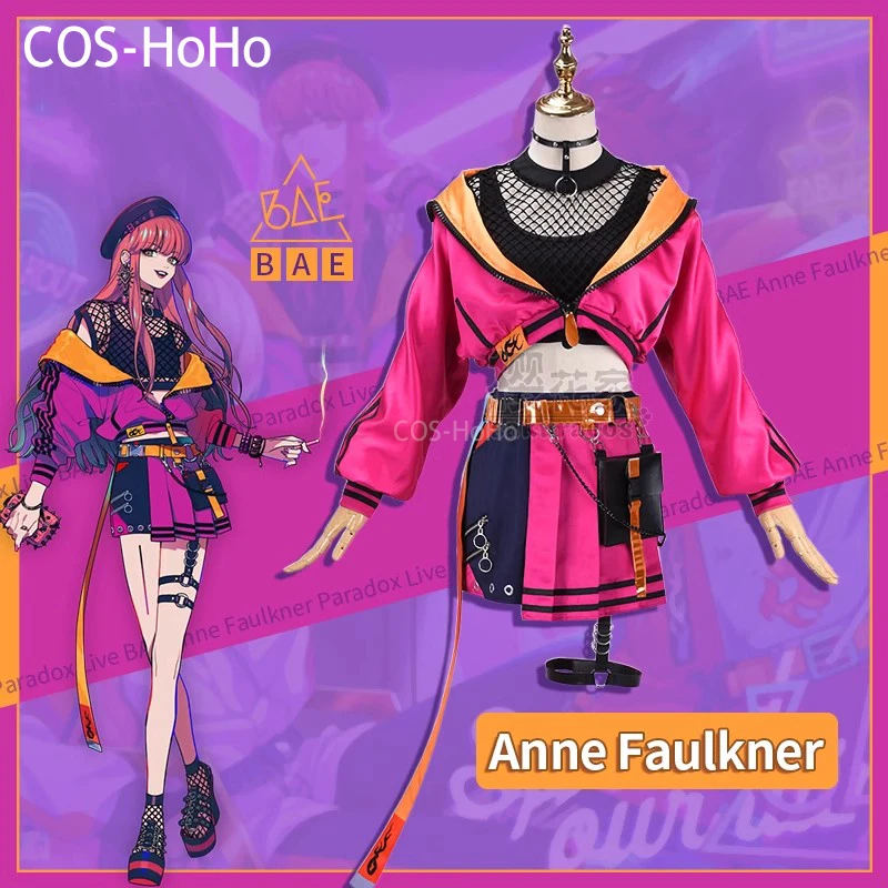 COS-HoHo Anime Paradox Live Anne Faulkner Game Suit Lovely Sexy