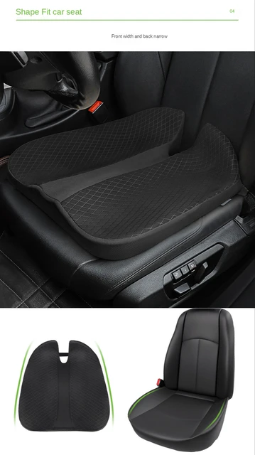 Summer Cool Wedge Seat Cushion For Car And Truck Anti Slip Driverseat  Protector Mat Hip Pain Relief Memory Foam Chair Covers - AliExpress