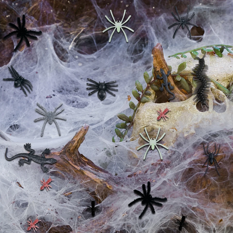 100 Scarafaggi Finti Realistici In Plastica - Decorazioni Halloween