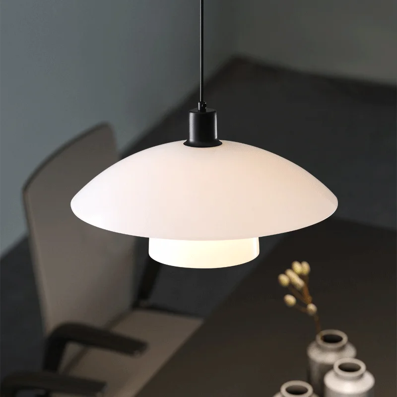 

Minimalist Nordic Restaurant Ceiling Light Medieval Design Pendant Light Danish Wabi-sabi Lamp Retro Table Bar Dining Chandelier