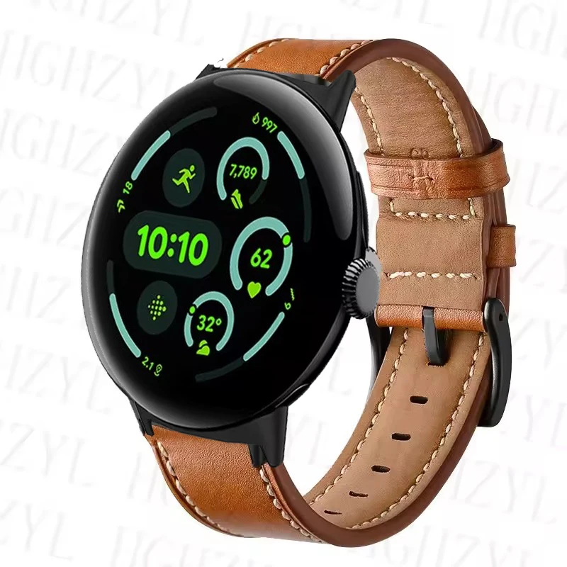 Premium Leather Replacement Strap Wristband