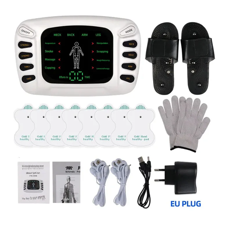 Elettrostimolatore Fisioterapia Tens Machines Eletric Compex Stimolatore Muscolare Ems Pulse Agopuntura Miglior Massaggiatore Per Cuscinetti Per Il Co