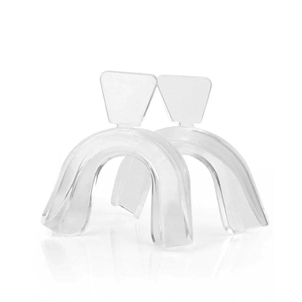20-2pcs Silicone Mouth Guard Mouth Tray for Bruxism Grinding Non-snoring Teeth Whitening Protection Teeth Protector Night Guard