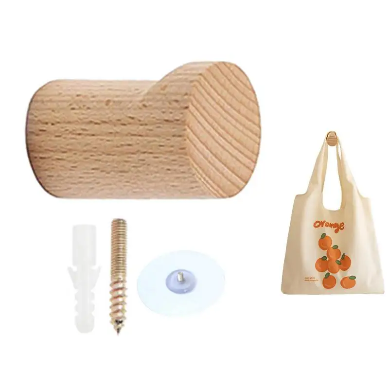 

Современный минималистичный крючок из бука, крючок для пальто без отверстий, крючок для пальто в шкафу, крючок для полотенец, настенный крючок для пальто