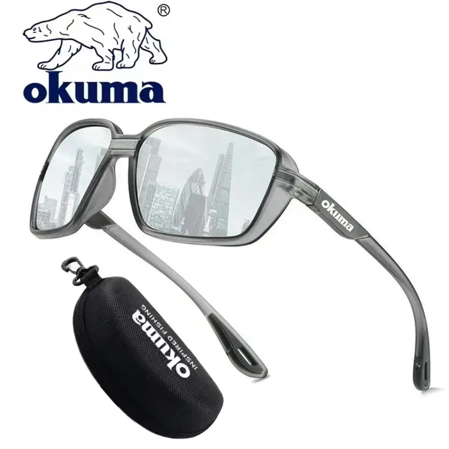 OKUMA 남성과 여성을 위한 새로운 패셔너블하고 멋진 편광 낚시꾼 선글라스, 운전, 사이클링 및 스포츠 고글