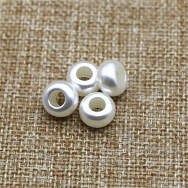 Verschiedene Formen gemischt bunt beige ABS Imitation Kunststoff Perle Handarbeit Perlen DIY Schmuck machen Halskette Armband Erkenntnisse – Detail 36