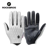 ROCKBROS Bicycle Gloves Spring Summer Breathable Sports MTB Road Bike Gloves Palm Shockproof Half / Full Finger Cycling Gloves 1