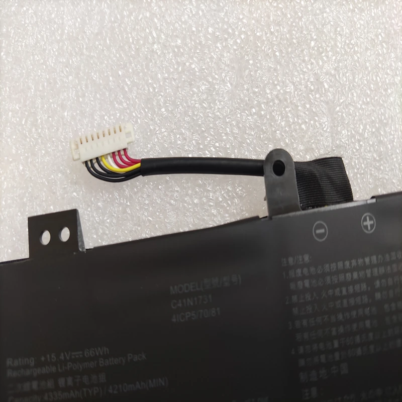 Bateria para Asus Rog Strix g G731gw G15 G512lv G17 G712lv G712lws G531gu Scar 15 G532lv G532lws Hero Iii G531gv G531gw C41n1731 - Imagem 6