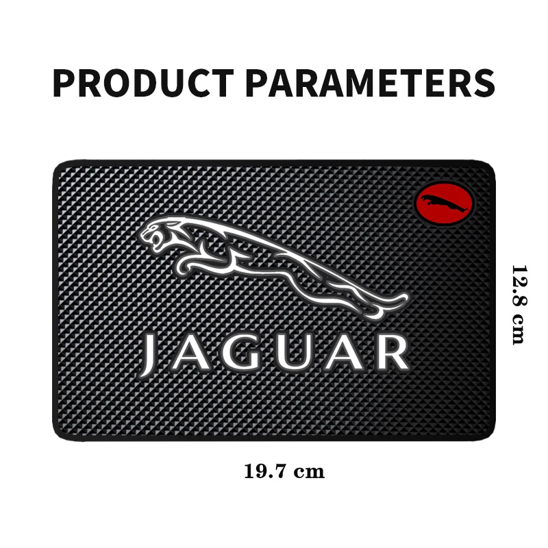 Car Dashboard Mat New Car Dashboard Sticky Anti-Slip PVC Mat Auto Non-Slip Sticky Gel Pad For Jaguar-XE XF F-PACE I-PACE E-PACE F-PACE S-TYPE