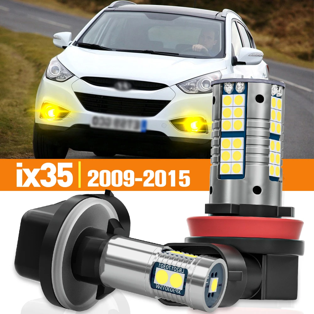 2pcs LED Fog Light For Hyundai ix35 2009 2010 2011 2012 2013 2014 2015