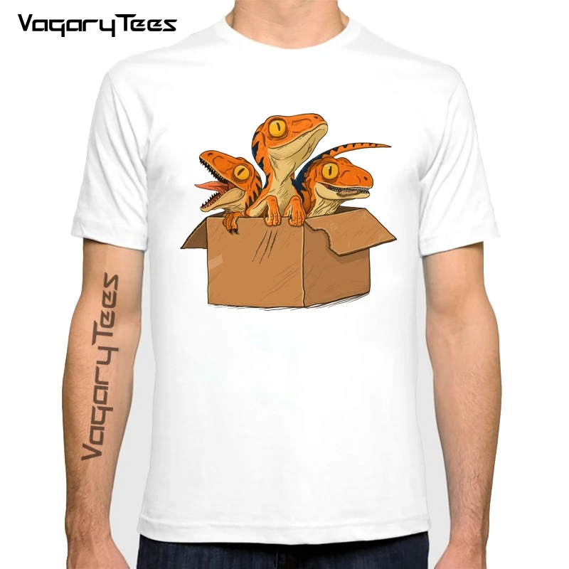 Männer Anime T Shirt Baby Orange Raptor gedruckt Herren T-Shirt Grafik T-Shirts Herren T-Shirt Camisa – Detail 4