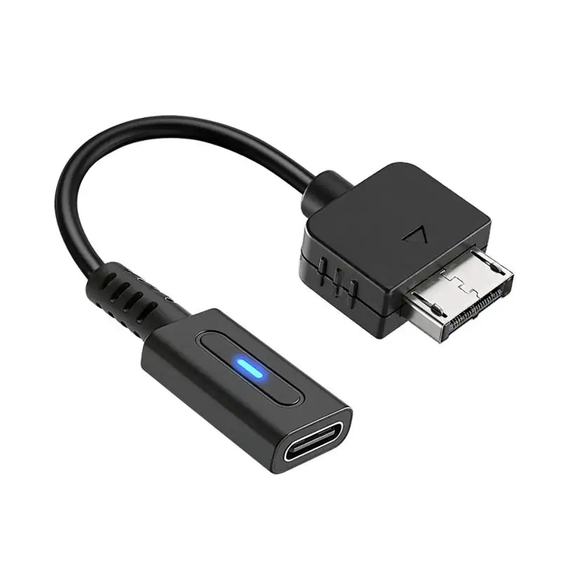 Vita1000 컨트롤러 충전 어댑터 유형 C LED 변환 코드 P S Vita1000 콘솔 파워용 1/3Pcs PD USB C 케이블