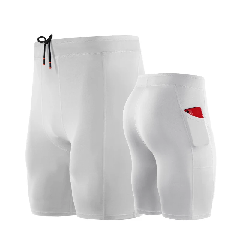 Running Tights Men's Fitness Shorts Quick Drying Gym Clothing Male Compression Training Bottoms Soccer Football Uniform Jerseys